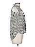 MAX 100% Polyester Silver Sleeveless Blouse Size 8 - photo 4