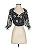 Leith Black 3/4 Sleeve Blouse Size S - photo 1
