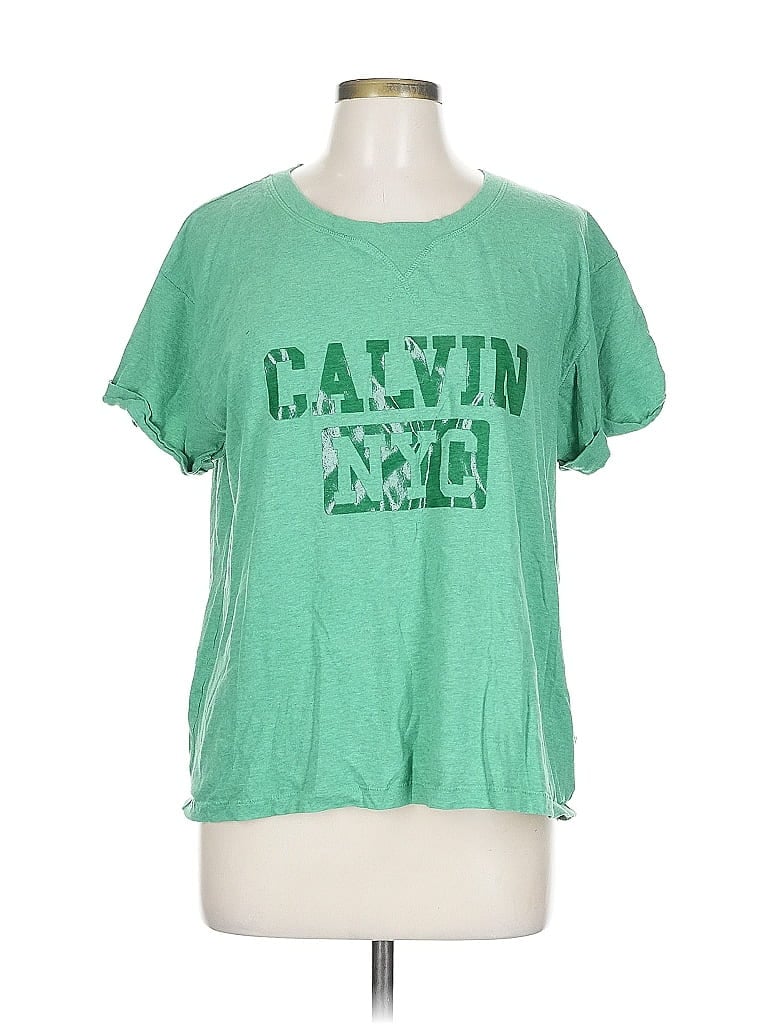 Pre-owned Calvin Klein Jeans Est.1978 Calvin Klein Jeans Short Sleeve T-shirt In Green