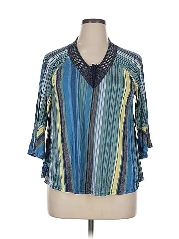 New Directions 3/4 Sleeve Blouse (view 1)