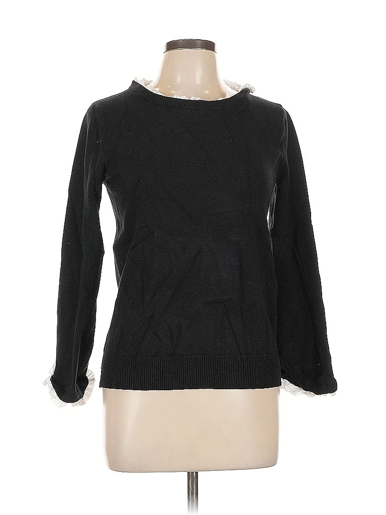 Pre-owned Unbranded Pullover Sweater In Black