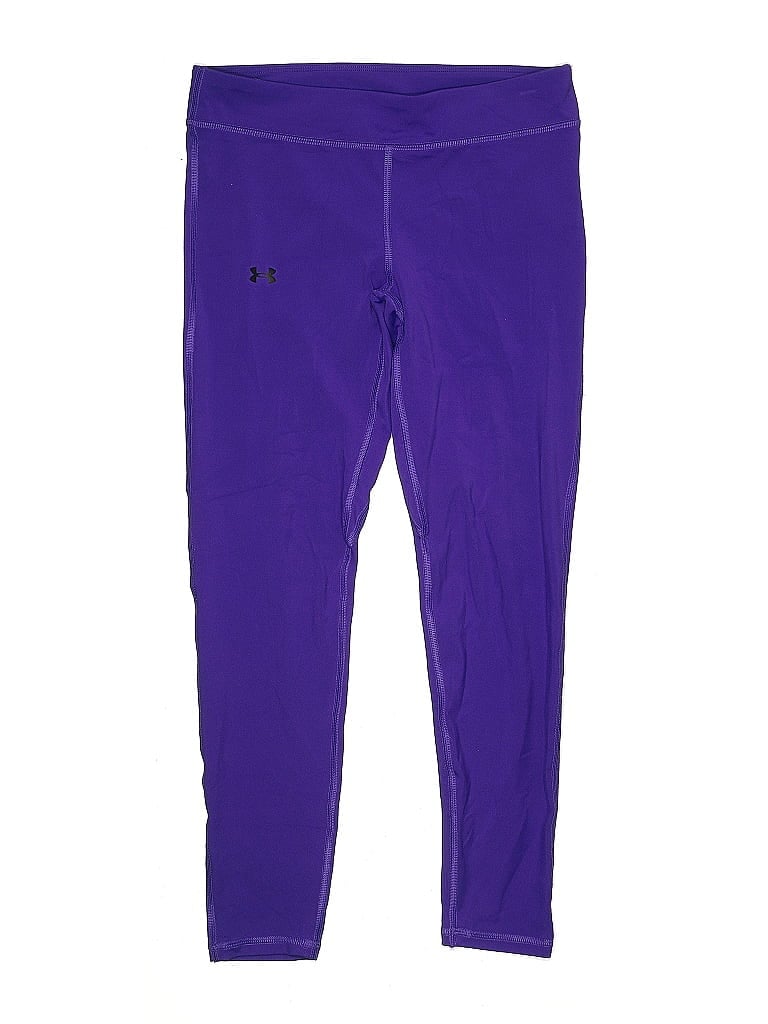 Click to view more detailed imagery on our partner's website Pre-owned Under Armour Kids' Active Pants In Purple