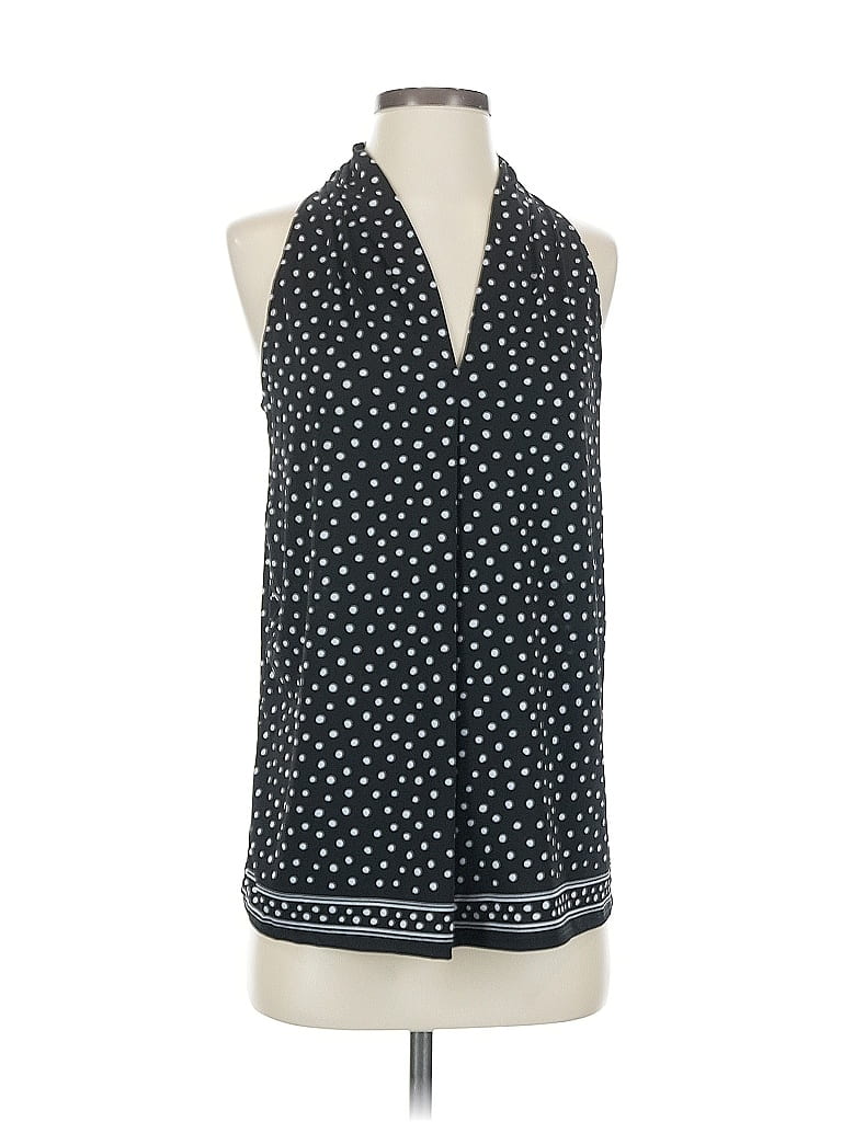 Pre-owned Max Studio Sleeveless Blouse In Black