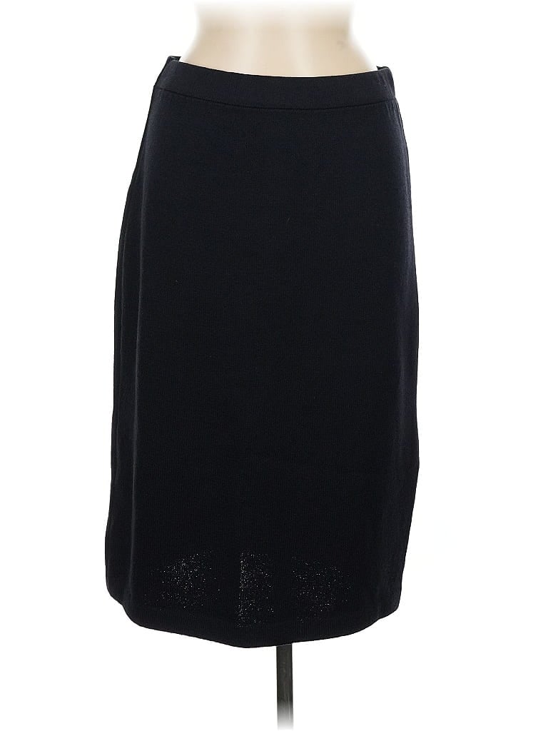 Pre-owned St John Formal Skirt In Black