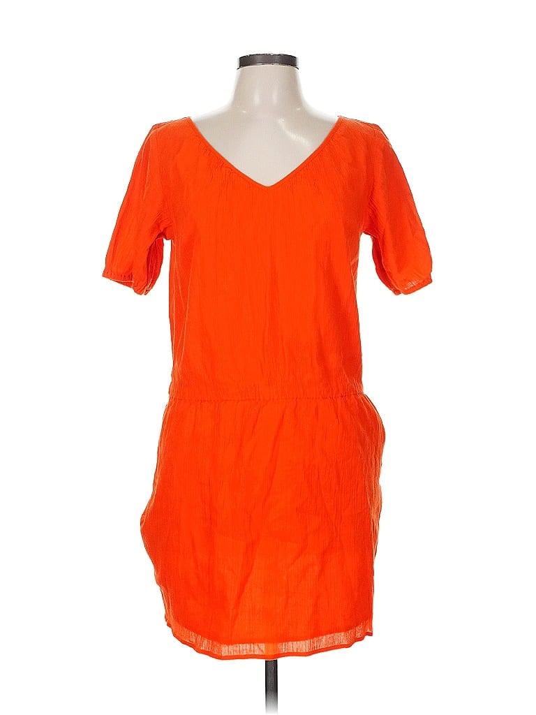 Pre-owned J.crew Factory Store Casual Dress In Orange