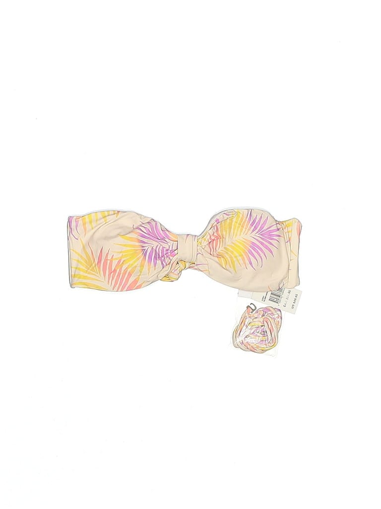 Rip Curl Swimsuit Top Pink Print Pattern Swimwear In Multi