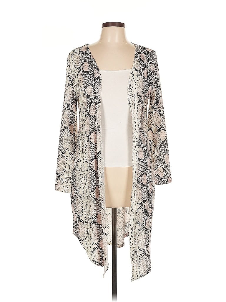 Pre-owned Unbranded Cardigan Sweater In White