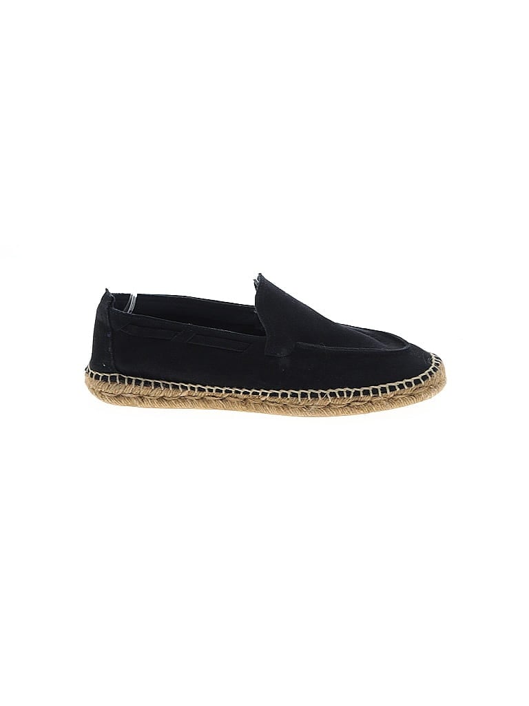 Pre-owned Massimo Dutti Flats In Black