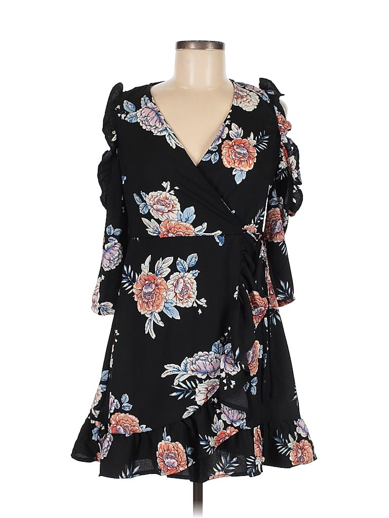 Pre-owned Romeo & Juliet Couture Casual Dress In Black