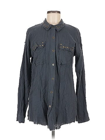 Hem & Thread Long Sleeve Button-Down Shirt (view 1)