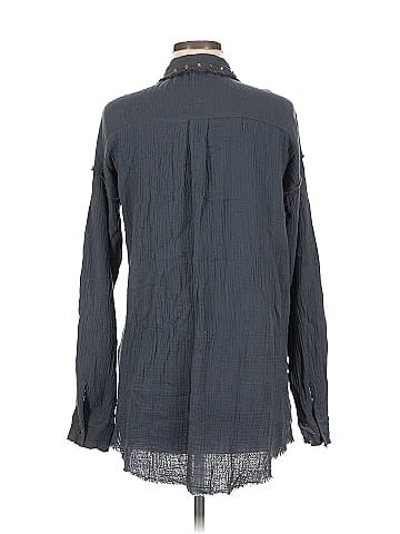 Hem & Thread Long Sleeve Button-Down Shirt (view 2)