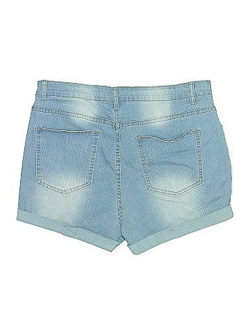 Shein Curve Denim Shorts (view 2)