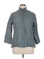 Linda Allard Ellen Tracy 3/4 Sleeve Button Down Shirt