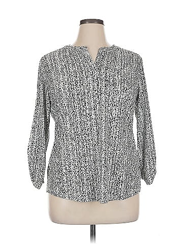 Jones New York Long Sleeve Blouse (view 1)