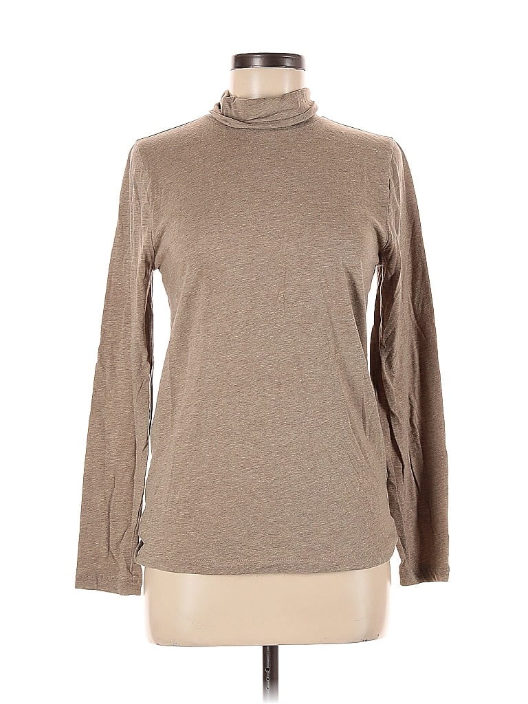 Click to view more detailed imagery on our partner's website Pre-owned J.crew Factory Store Long Sleeve Turtleneck In Brown