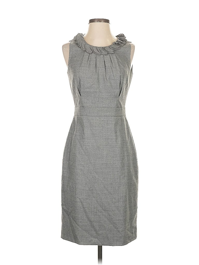 Pre-owned J.crew Factory Store Casual Dress In Gray