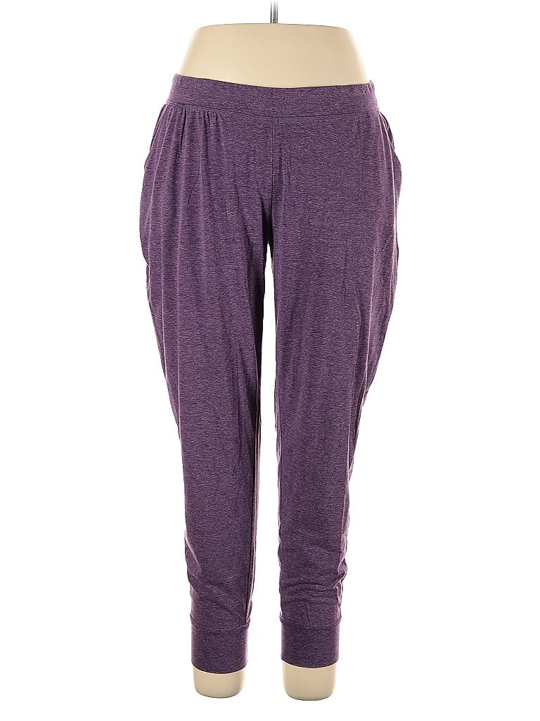 Cuddl Duds Purple Active Pants Size Med - Lg - photo 1