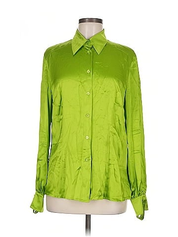 Escada Long Sleeve Silk Top (view 1)