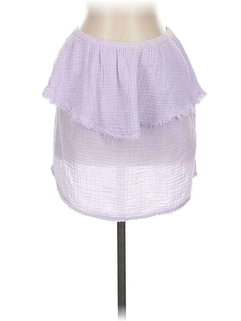 Pre-owned Michael Stars Casual Skirt In Purple