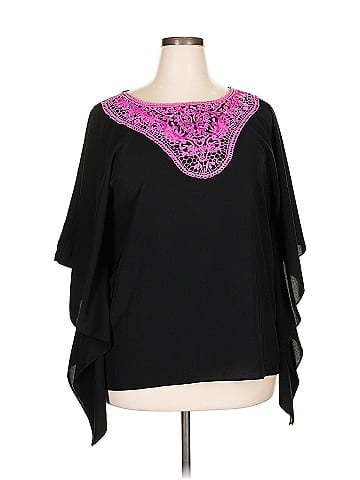 Susan Graver 3/4 Sleeve Blouse (view 1)