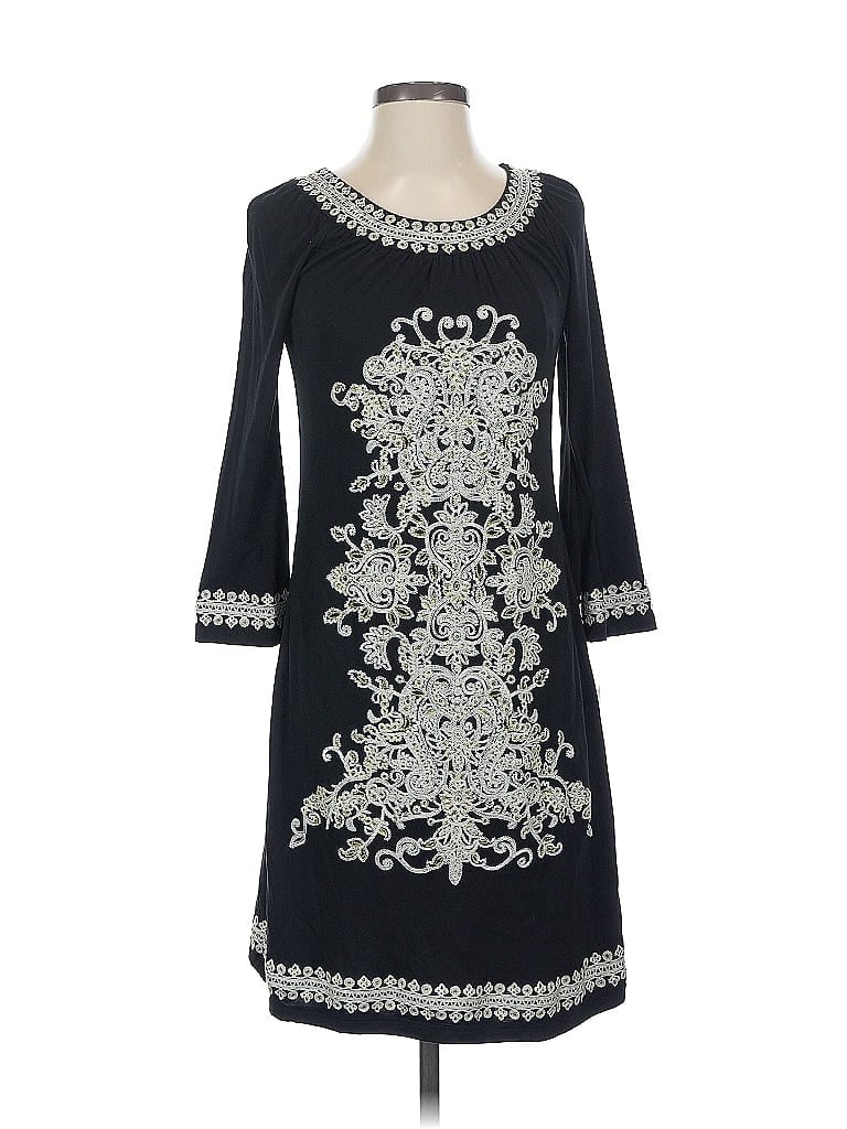 Pre-owned Inc International Concepts Cocktail Dress In Black