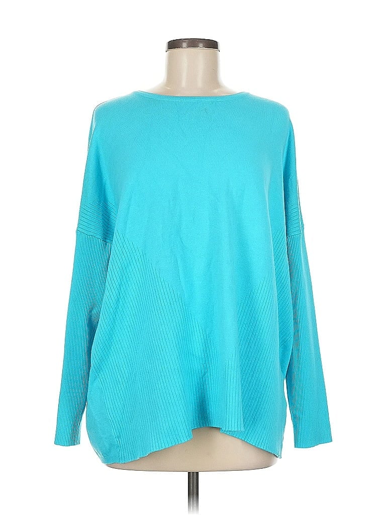 Pre-owned Joseph A Pullover Sweater In Blue