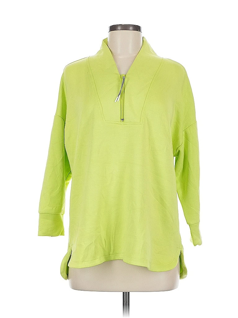 Pre-owned Assorted Brands 3/4 Sleeve T-shirt In Green