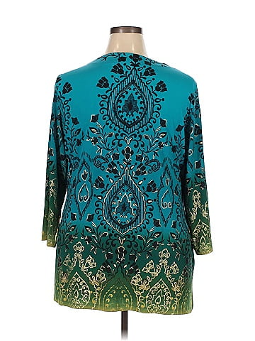JM Collection 3/4 Sleeve Blouse (view 2)