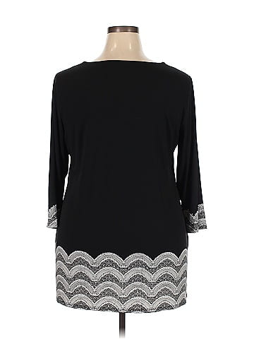 JM Collection 3/4 Sleeve Blouse (view 2)