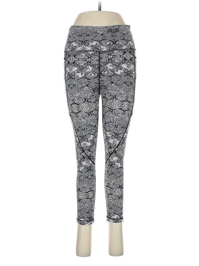 Pre-owned Zyia Active Leggings In Gray