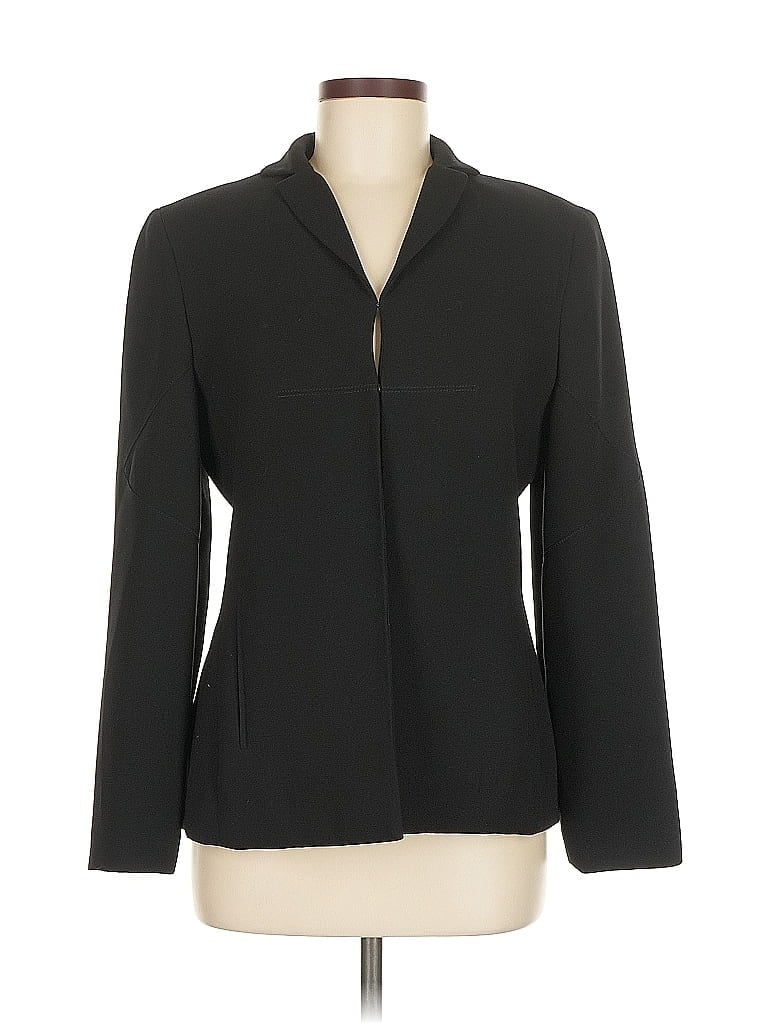 Pre-owned Larry Levine Blazer Jacket In Black
