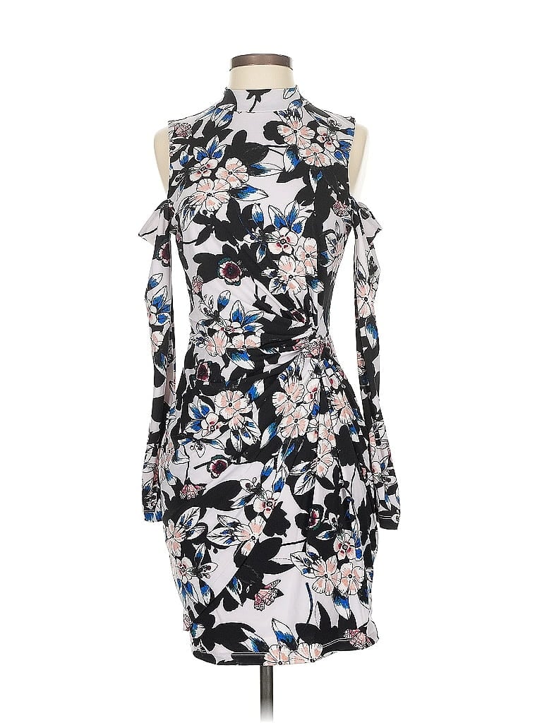 Pre-owned Guess Cocktail Dress In Black