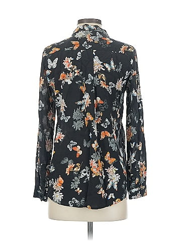 The Kooples Long Sleeve Silk Top (view 2)