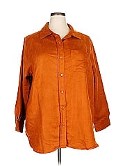 Woman Within 3/4 Sleeve Blouse
