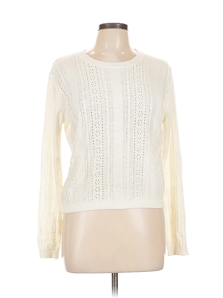 Click to view more detailed imagery on our partner's website Pre-owned Sage The Label Pullover Sweater In White