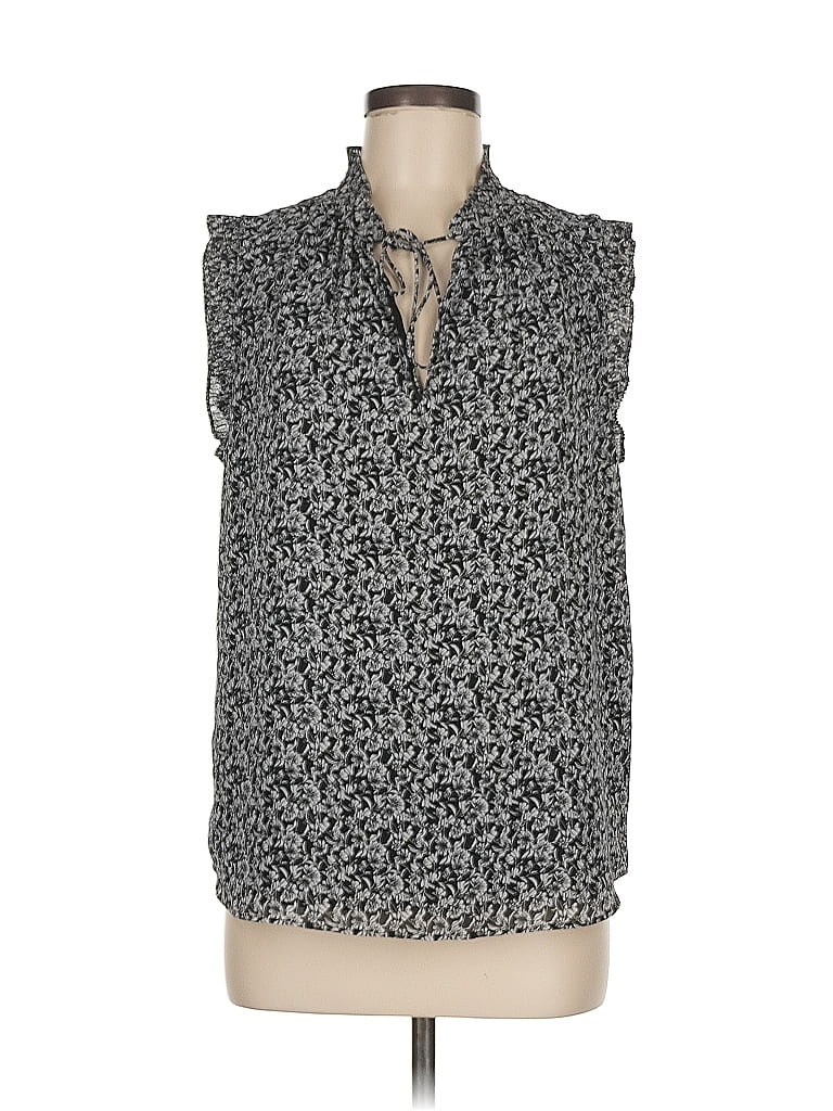 Pre-owned H&m Sleeveless T-shirt In Gray