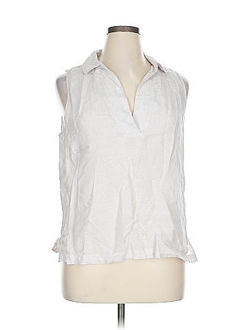 Jones New York Sleeveless Button-Down Shirt (view 1)