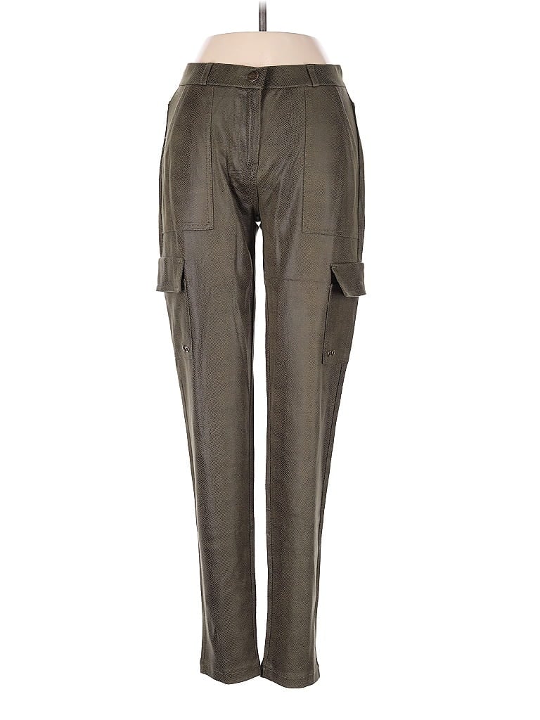 Pre-owned Bianco Cargo Pants In Green