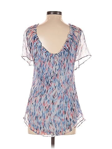 an original MILLY of New York Short Sleeve Silk Top (view 2)