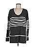 Gap Stripes Gray Pullover Sweater Size M - photo 1