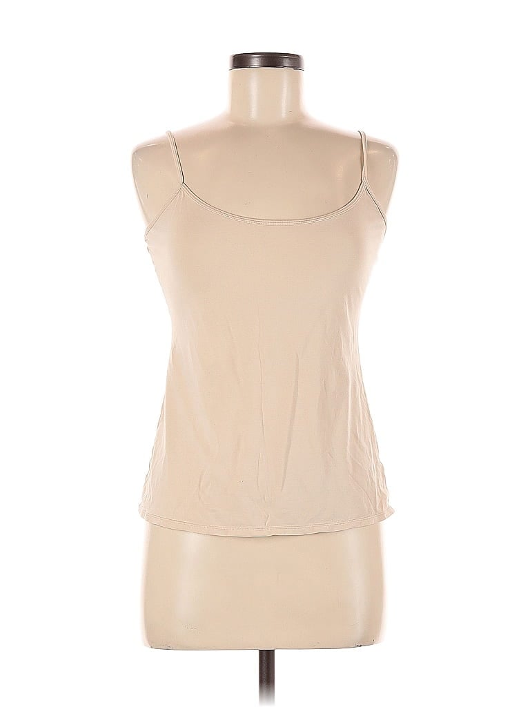 Pre-owned Old Navy Tank Top Tan Strapless Neckline Tops In Brown
