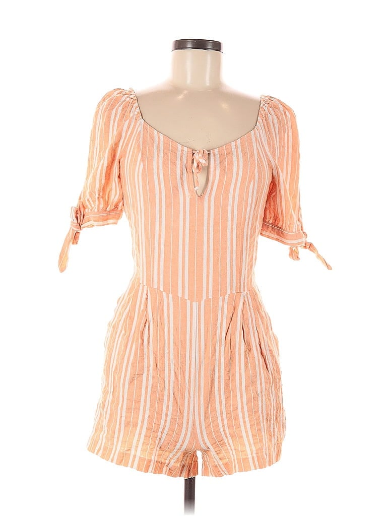 Pre-owned Bcbgeneration Romper In Orange