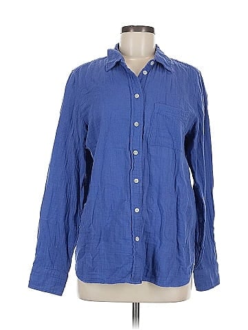 J.Crew Factory Store Long Sleeve Button-Down Shirt (view 1)