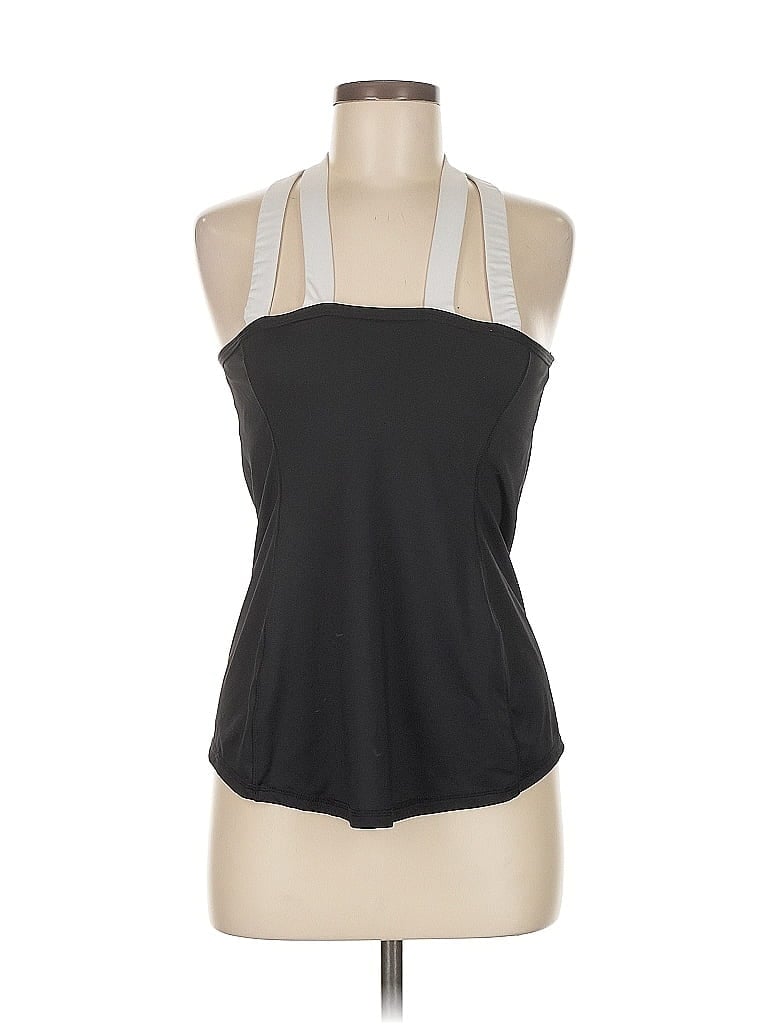 Pre-owned Kyodan Tank Top Gray Halter Neckline Tops