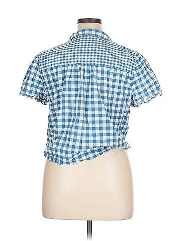 LC Lauren Conrad Short Sleeve Blouse (view 2)