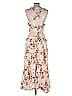 Sea New York 100% Ramie Floral Ivory Cocktail Dress Size L - photo 2