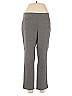 Van Heusen Houndstooth Gray Casual Pants Size 10 - photo 1