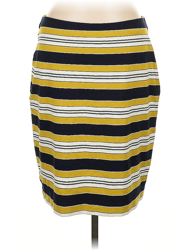 Pre-owned Ann Taylor Factory Casual Skirt In Yellow