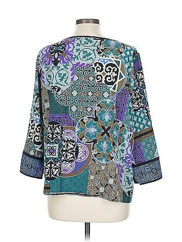 Bob Mackie 3/4 Sleeve Blouse (view 2)