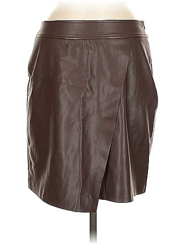 Modern Citizen Faux Leather Skirt (view 1)